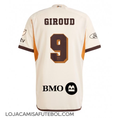 Camisa de Futebol Los Angeles FC Olivier Giroud #9 Equipamento Alternativo 2024-25 Manga Curta